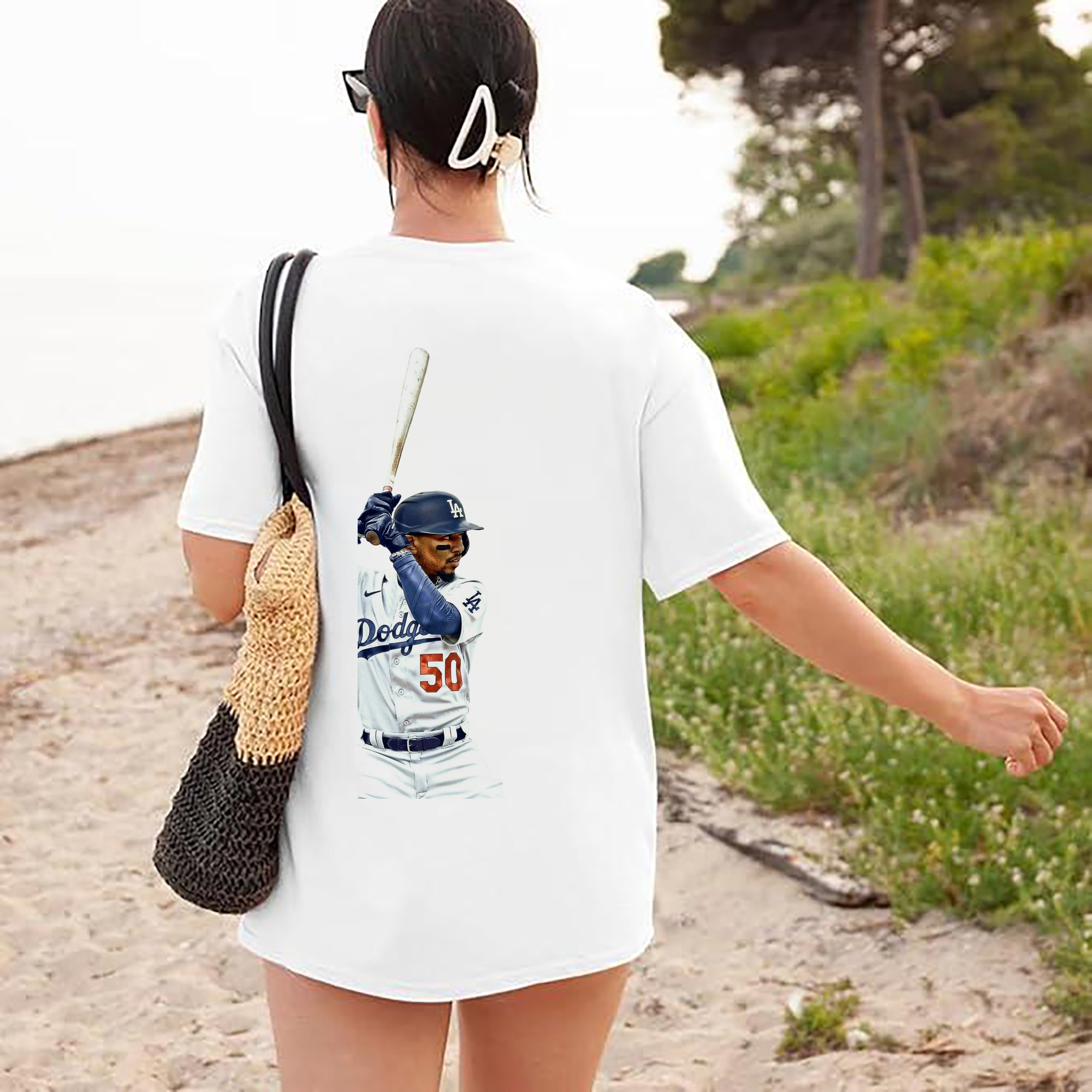  180g Combed Cotton T-Shirt With Back Heat Transfer Print – Soft, Lightweight, Fitted Design – Stylish Casual Wear For Sports & Everyday Use