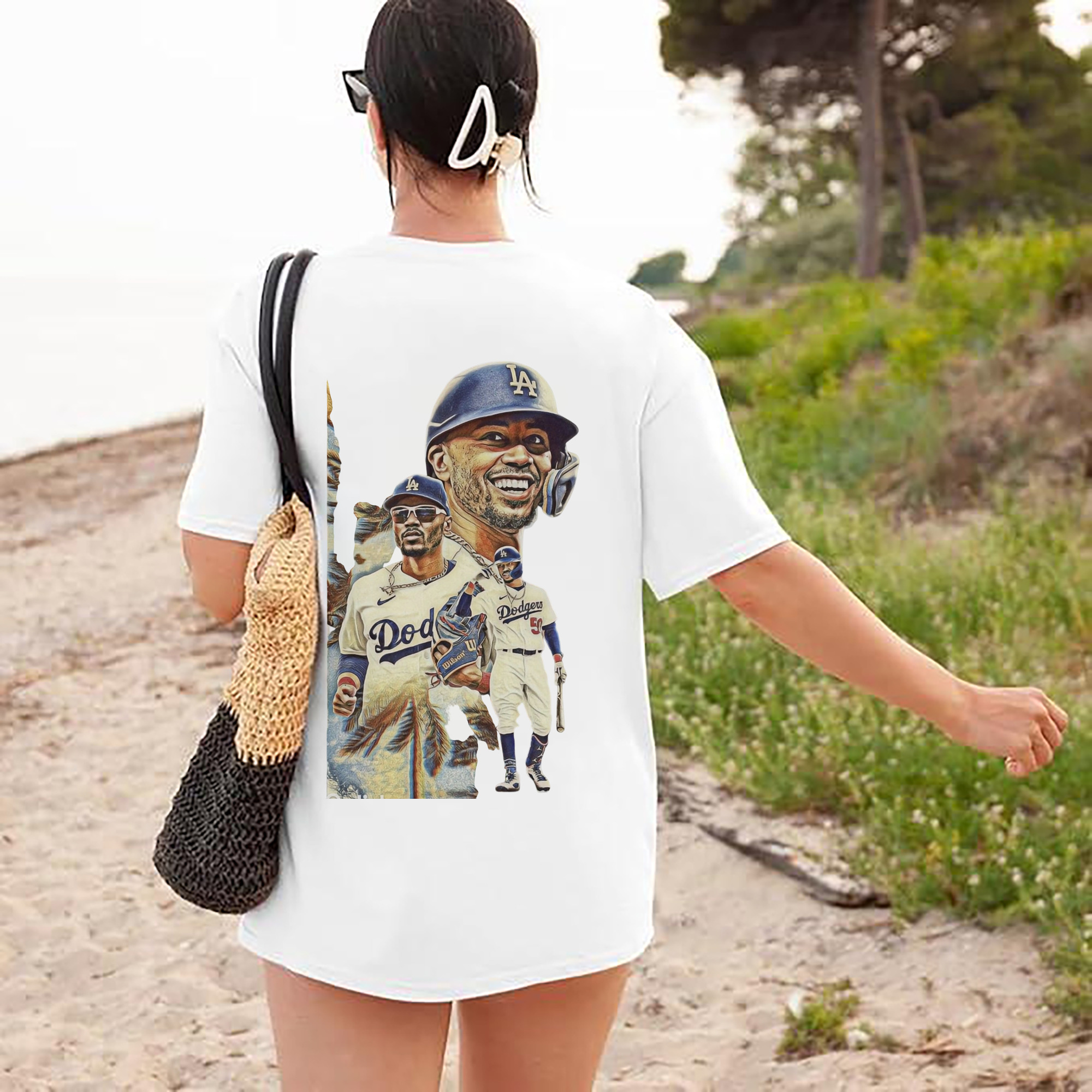  180g Combed Cotton T-Shirt With Back Heat Transfer Print – Soft, Lightweight, Fitted Design – Stylish Casual Wear For Sports & Everyday Use