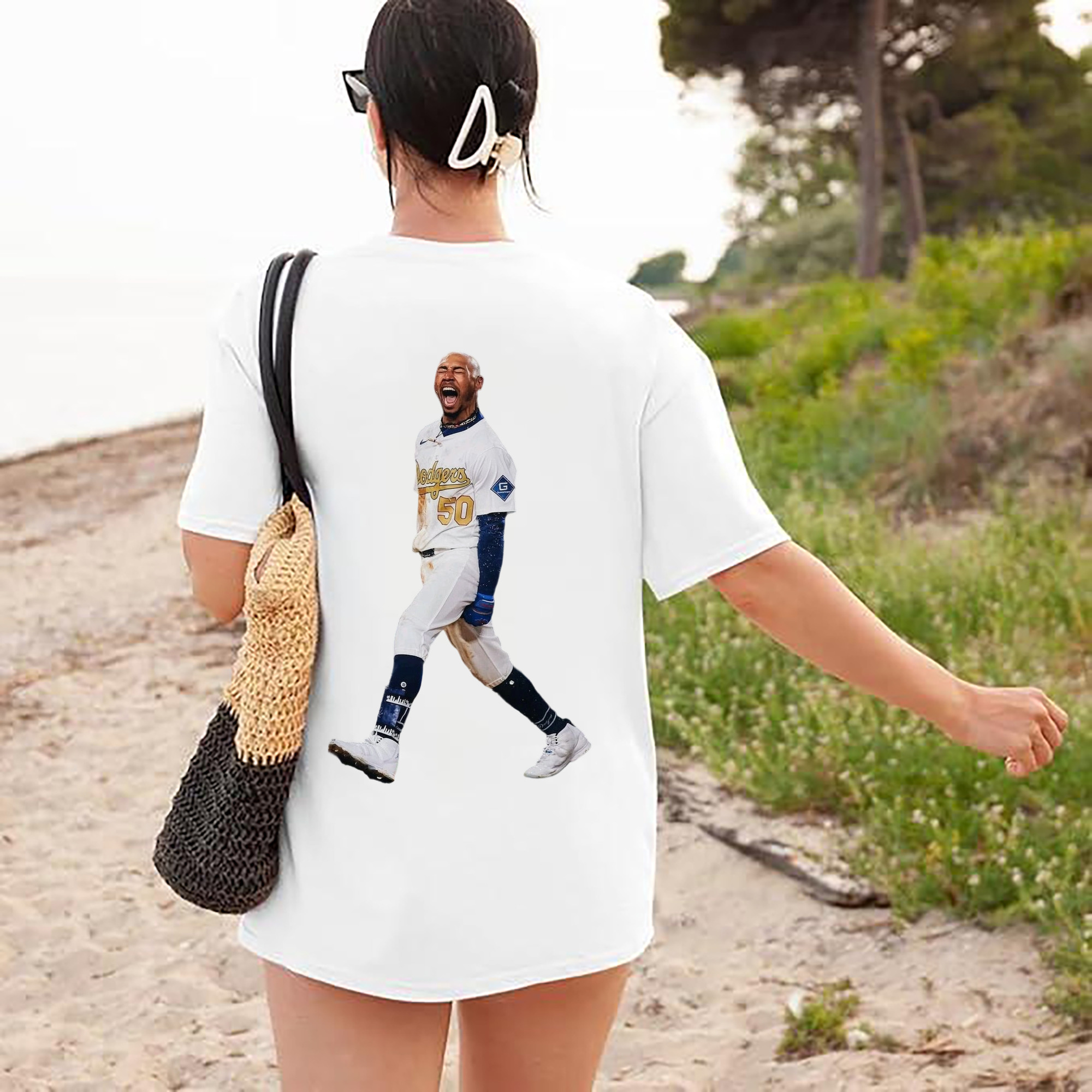  180g Combed Cotton T-Shirt With Back Heat Transfer Print – Soft, Lightweight, Fitted Design – Stylish Casual Wear For Sports & Everyday Use