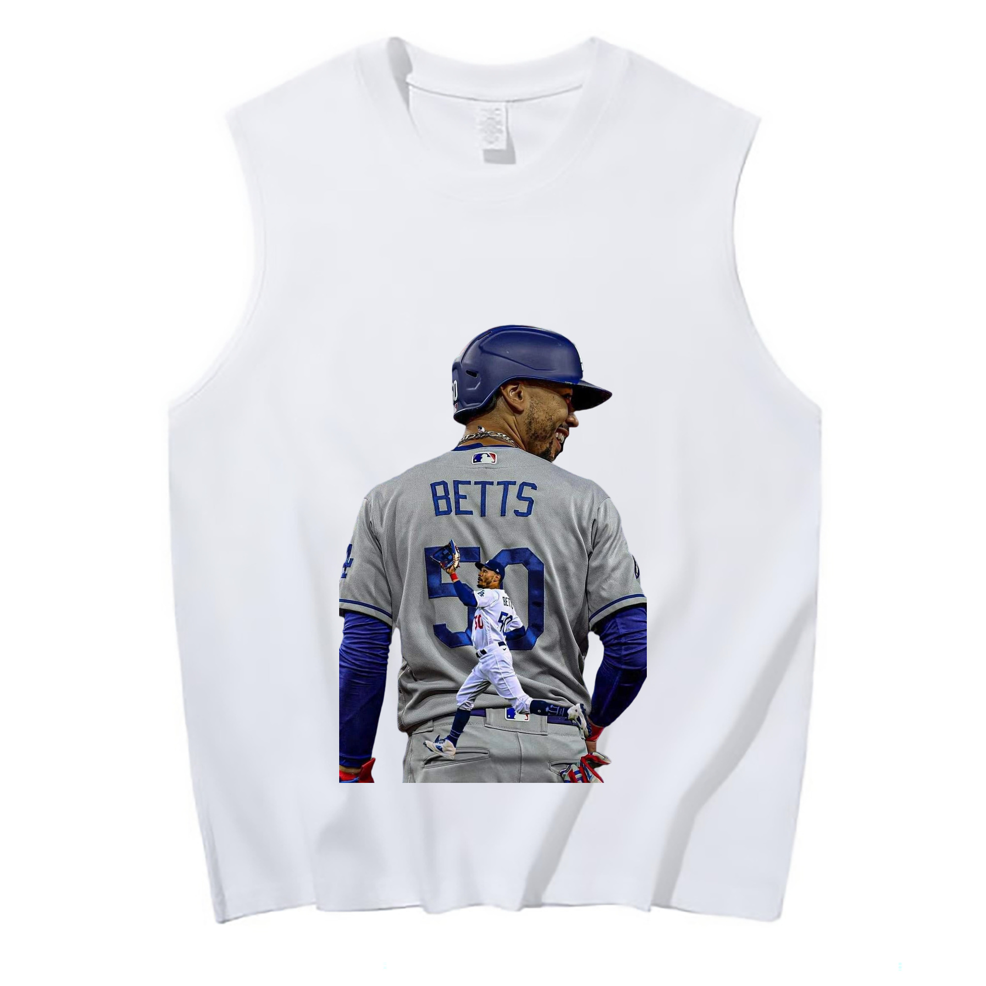  210g Combed Cotton Tank Top With Front Heat Transfer Print – Soft, Lightweight, Fitted Design – Stylish & Comfortable Casual Wear For Sports & Everyday Use