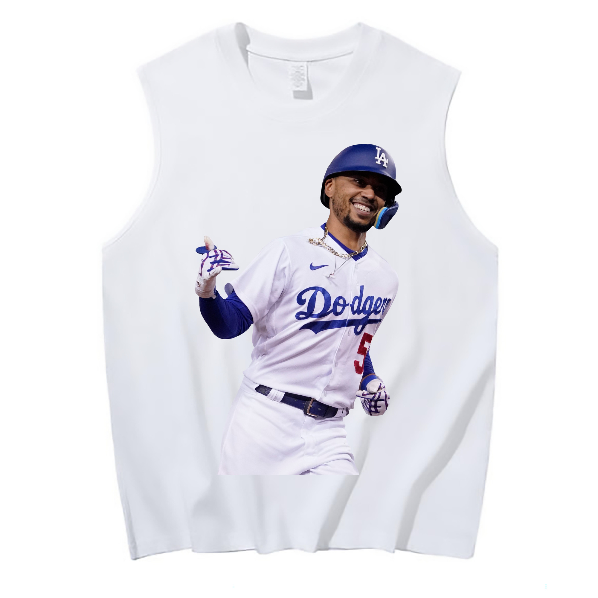  210g Combed Cotton Tank Top With Front Heat Transfer Print – Soft, Lightweight, Fitted Design – Stylish & Comfortable Casual Wear For Sports & Everyday Use