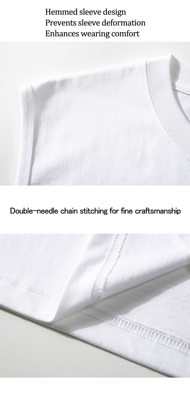  210g Combed Cotton Tank Top With Front Heat Transfer Print – Soft, Lightweight, Fitted Design – Stylish & Comfortable Casual Wear For Sports & Everyday Use