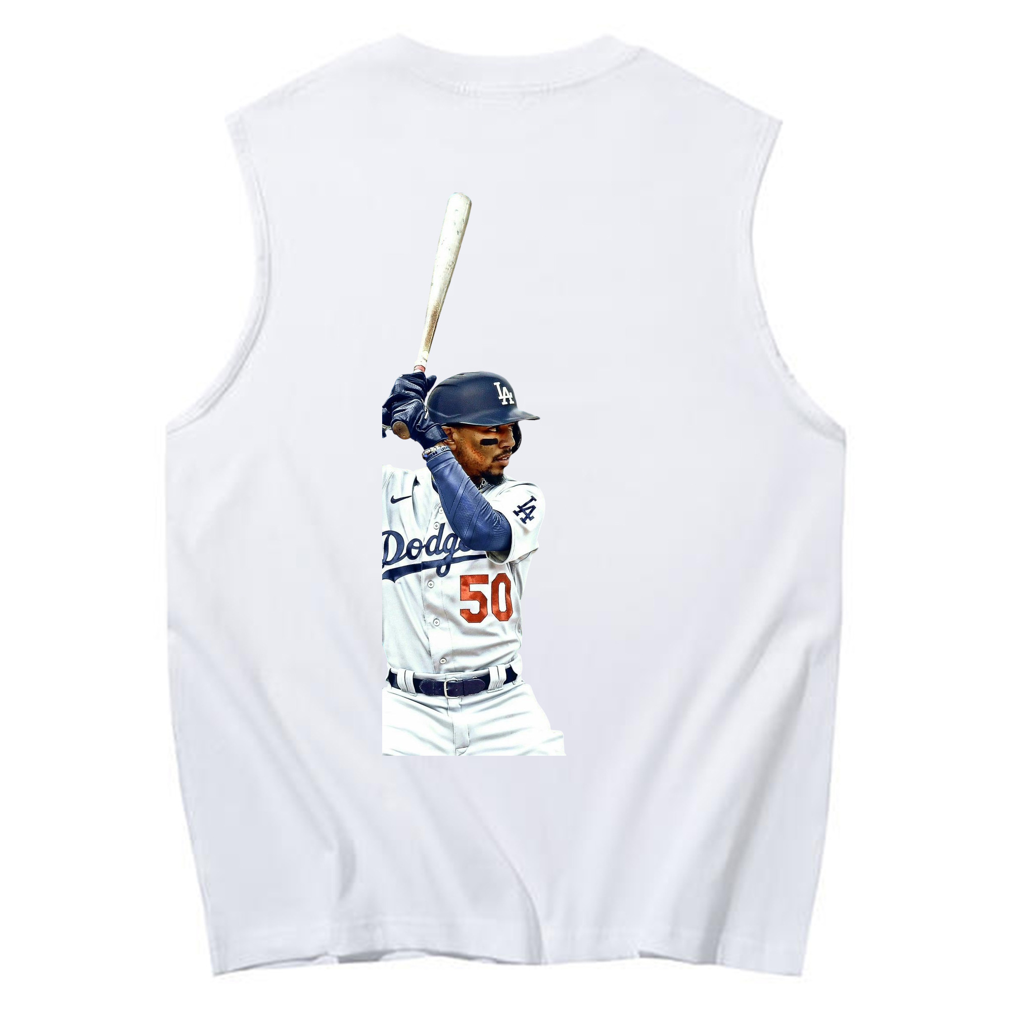  230g Pure Cotton Tank Top With Back Heat Transfer Print – Soft, Lightweight, Fitted Design – Stylish & Comfortable Casual Wear For Sports & Everyday Use