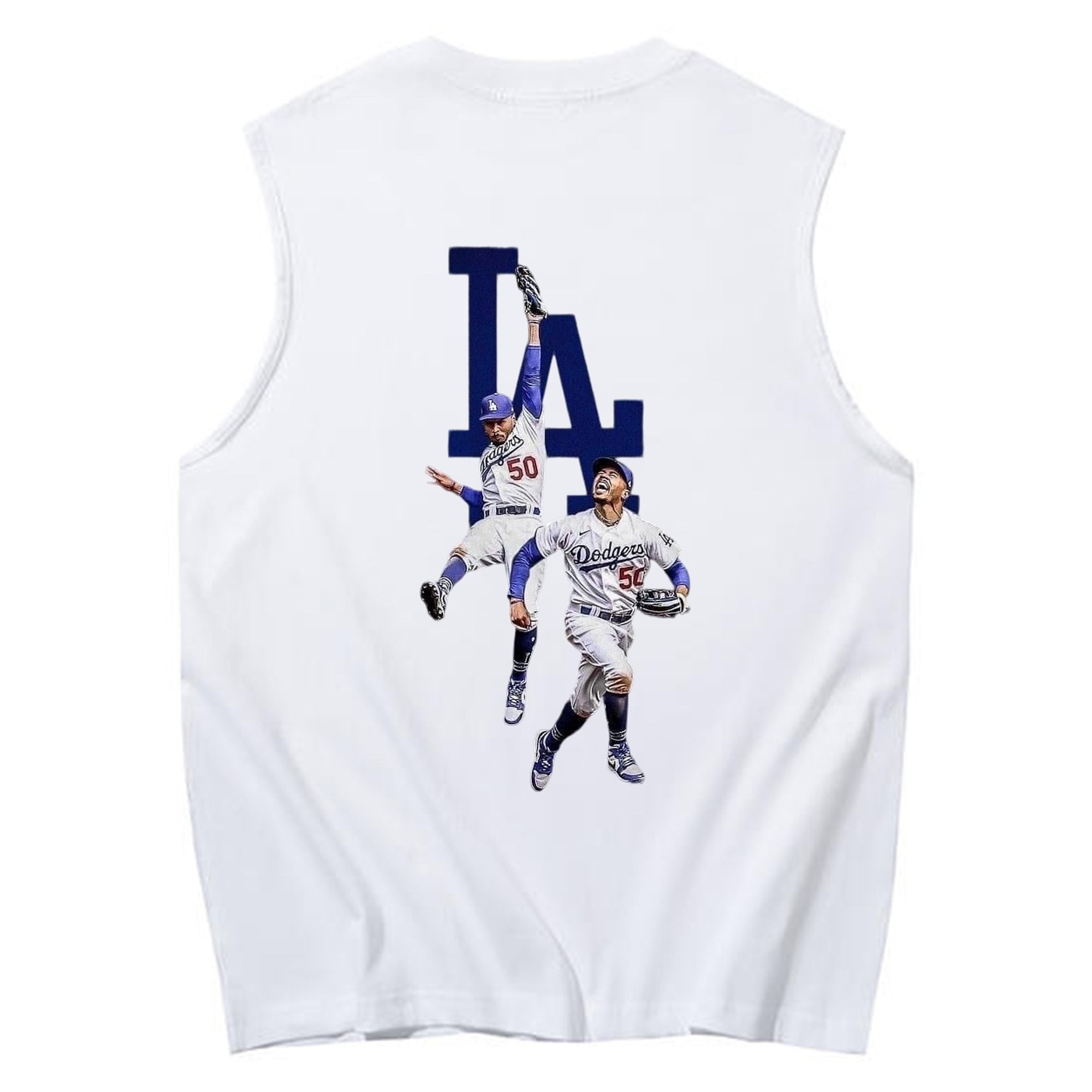  230g Pure Cotton Tank Top With Back Heat Transfer Print – Soft, Lightweight, Fitted Design – Stylish & Comfortable Casual Wear For Sports & Everyday Use