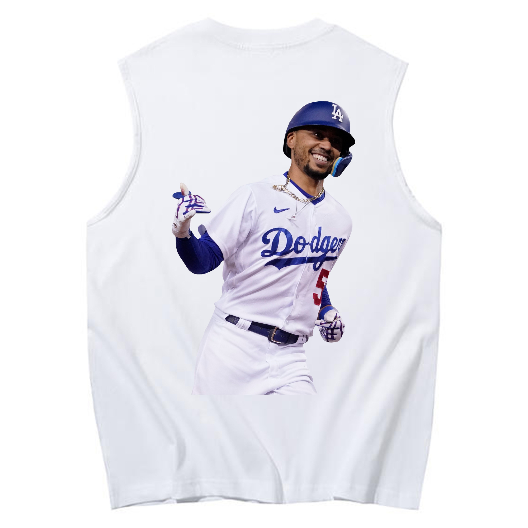  230g Pure Cotton Tank Top With Back Heat Transfer Print – Soft, Lightweight, Fitted Design – Stylish & Comfortable Casual Wear For Sports & Everyday Use