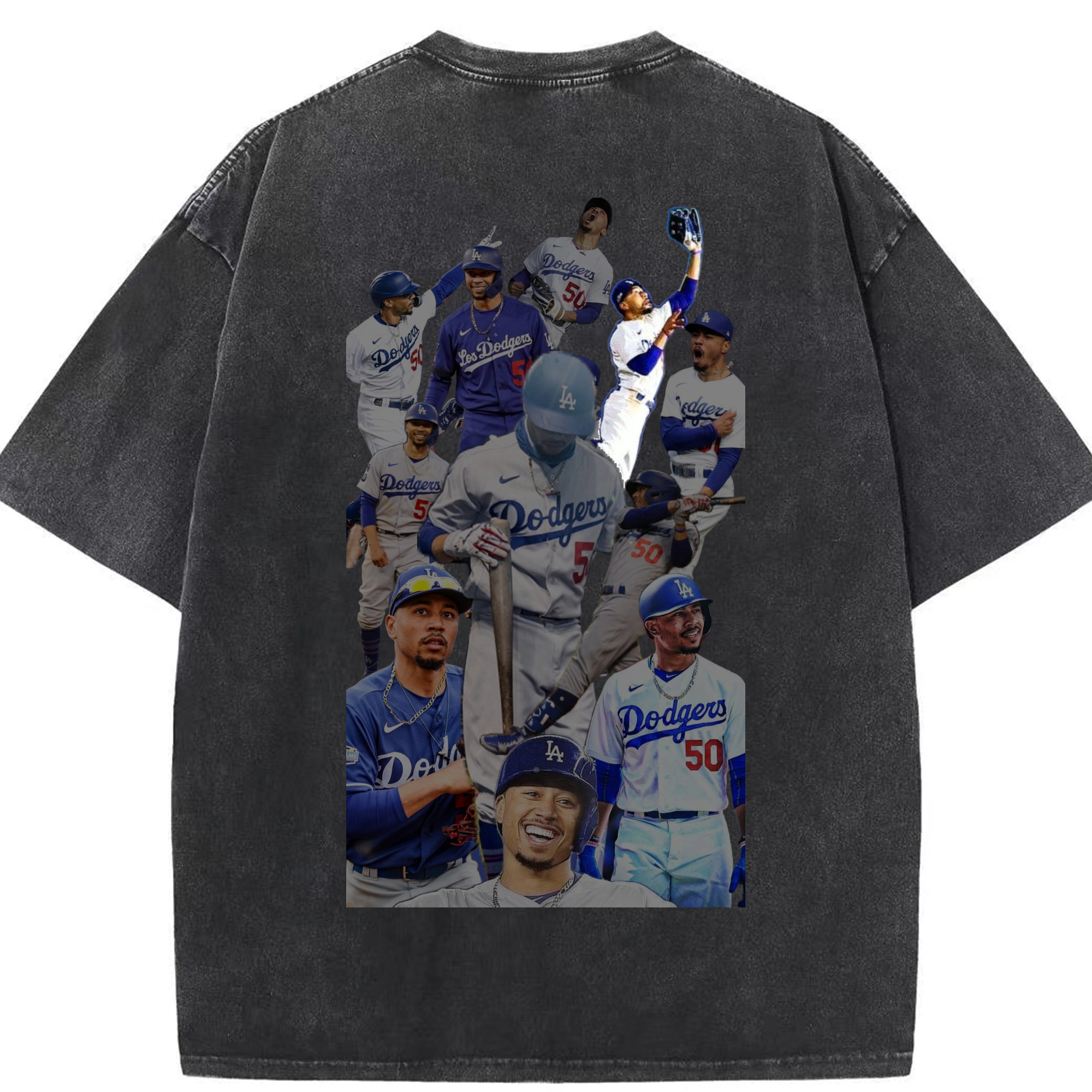  Washed Vintage 230g Cotton Oversized T-Shirt With Back Heat Transfer Print – Soft, Lightweight & Stylish – Comfortable Casual Wear For Sports & Everyday Use