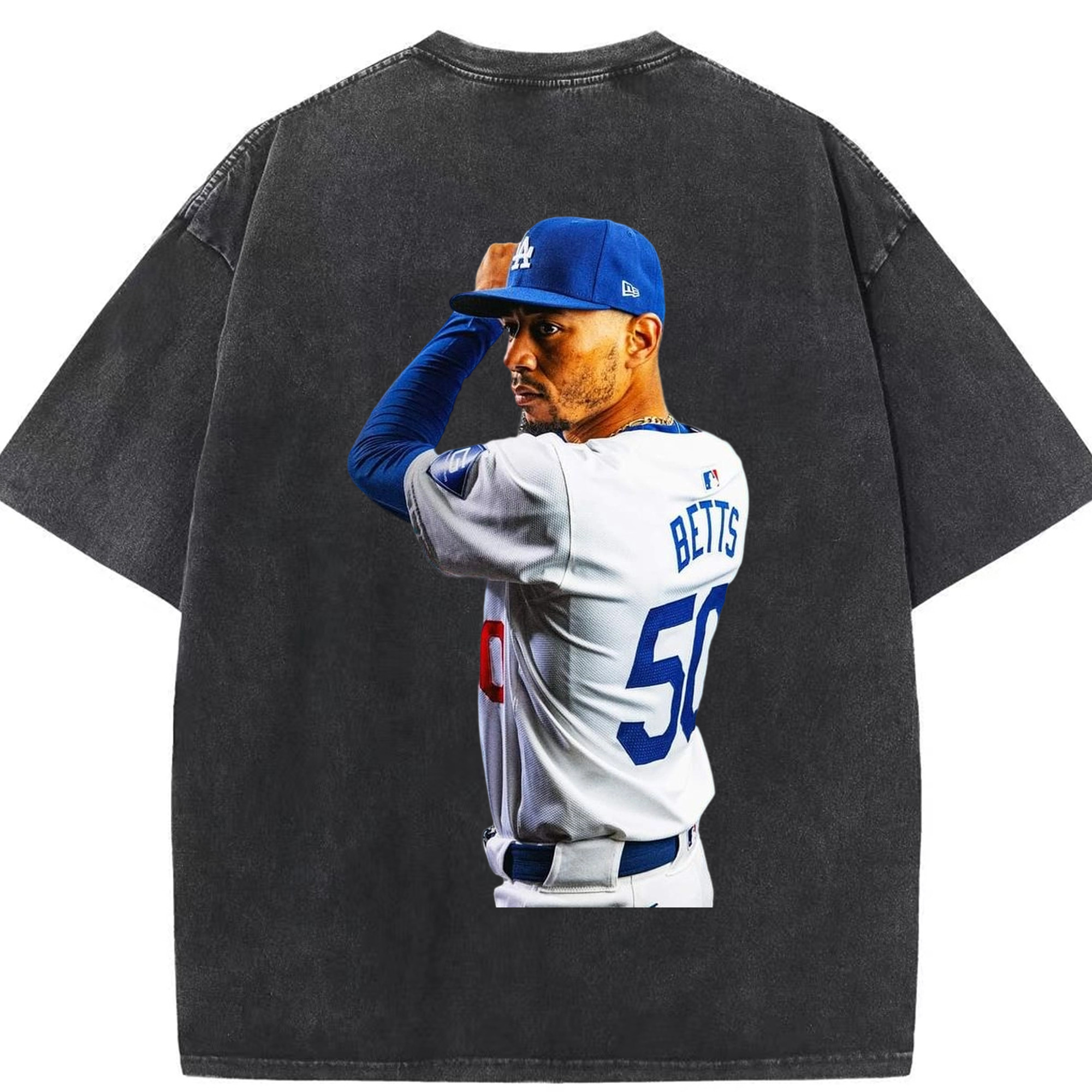  Washed Vintage 230g Cotton Oversized T-Shirt With Back Heat Transfer Print – Soft, Lightweight & Stylish – Comfortable Casual Wear For Sports & Everyday Use