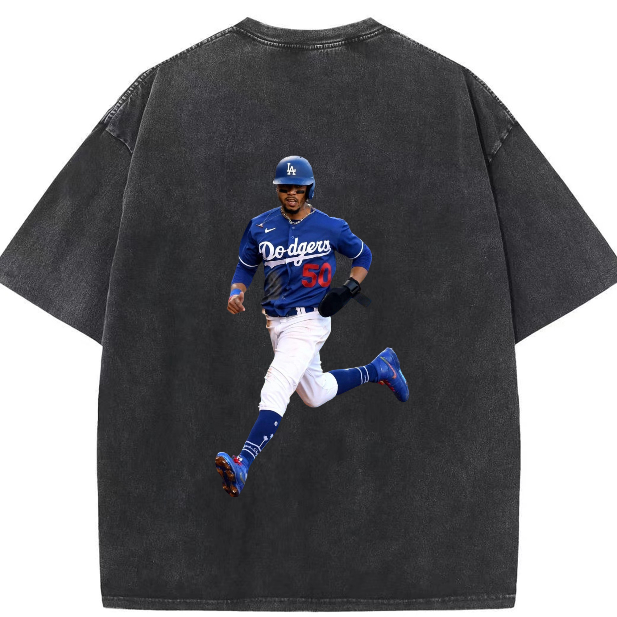  Washed Vintage 230g Cotton Oversized T-Shirt With Back Heat Transfer Print – Soft, Lightweight & Stylish – Comfortable Casual Wear For Sports & Everyday Use