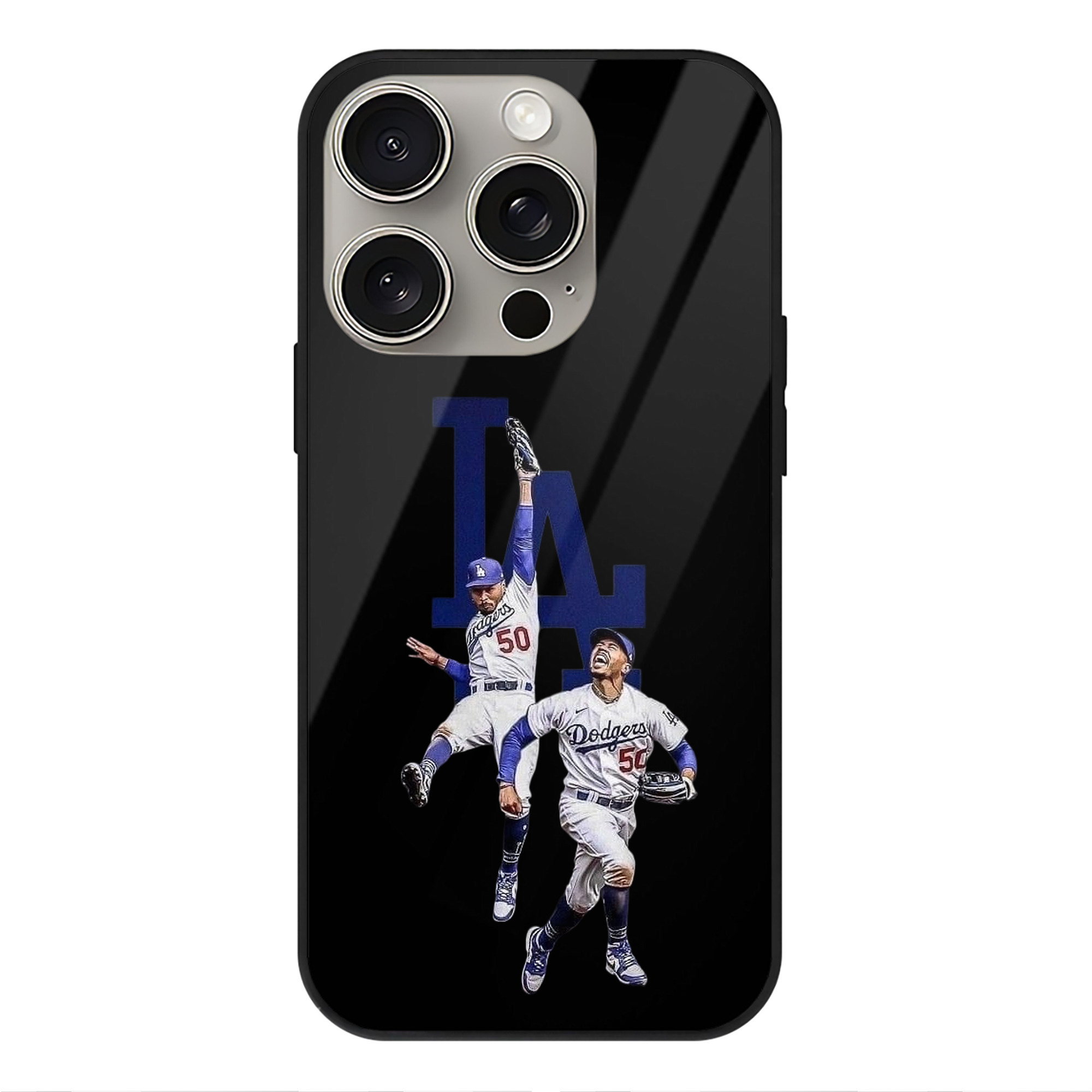  IPhone 15 Pro Mirror Phone Case – UV Printed Glass + TPU – Scratch-Resistant, Wireless Charging Compatible, Precise Fit & Stylish Design