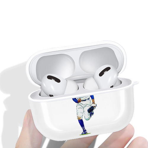  AirPods Pro Hard Case White With Keychain, Durable Flexible PC, Precise Cutouts, Anti-Fingerprint, Yellowing & Scratch Resistant, Full Protection, Washable