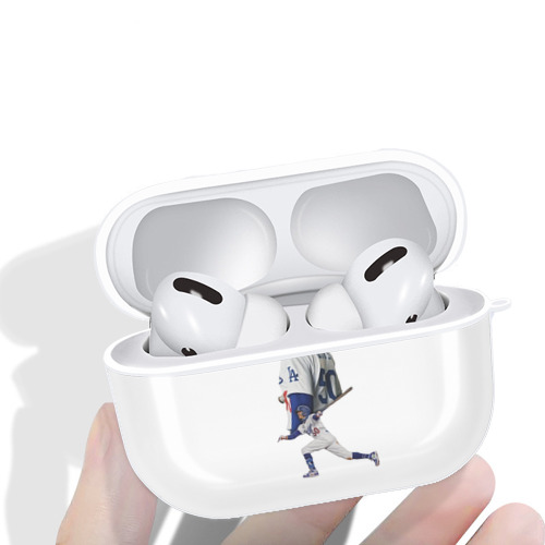  AirPods Pro Hard Case White With Keychain, Durable Flexible PC, Precise Cutouts, Anti-Fingerprint, Yellowing & Scratch Resistant, Full Protection, Washable
