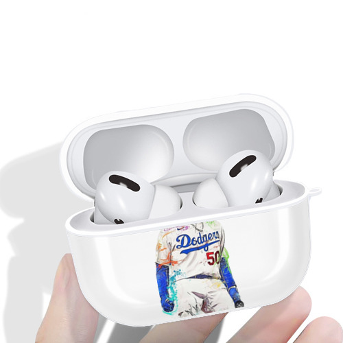  AirPods Pro Hard Case White With Keychain, Durable Flexible PC, Precise Cutouts, Anti-Fingerprint, Yellowing & Scratch Resistant, Full Protection, Washable