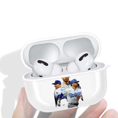  AirPods Pro Hard Case White With Keychain, Durable Flexible PC, Precise Cutouts, Anti-Fingerprint, Yellowing & Scratch Resistant, Full Protection, Washable