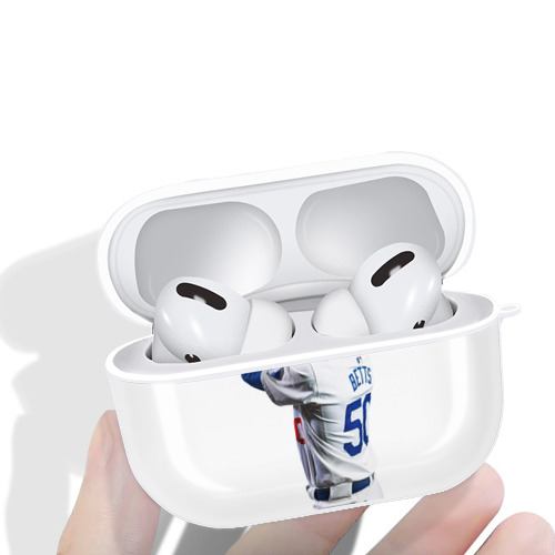  AirPods Pro Hard Case White With Keychain, Durable Flexible PC, Precise Cutouts, Anti-Fingerprint, Yellowing & Scratch Resistant, Full Protection, Washable