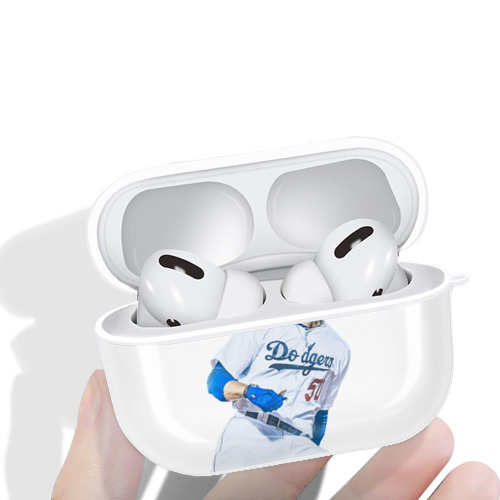  AirPods Pro Hard Case White With Keychain, Durable Flexible PC, Precise Cutouts, Anti-Fingerprint, Yellowing & Scratch Resistant, Full Protection, Washable