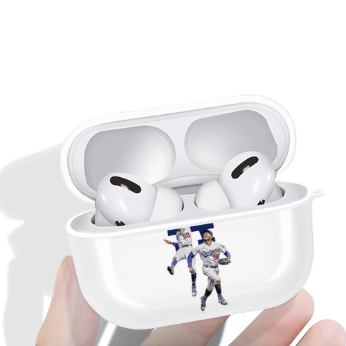  AirPods Pro Hard Case White With Keychain, Durable Flexible PC, Precise Cutouts, Anti-Fingerprint, Yellowing & Scratch Resistant, Full Protection, Washable