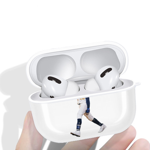  AirPods Pro Hard Case White With Keychain, Durable Flexible PC, Precise Cutouts, Anti-Fingerprint, Yellowing & Scratch Resistant, Full Protection, Washable
