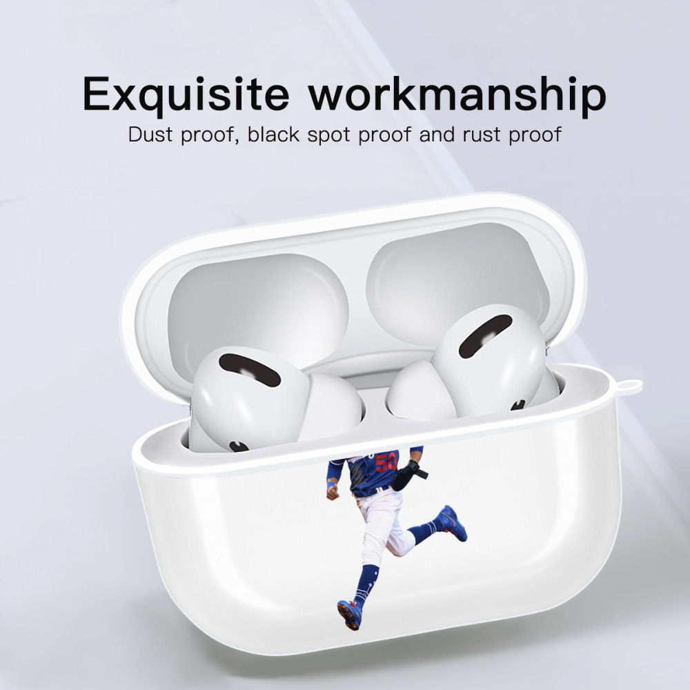  AirPods Pro Hard Case White With Keychain, Durable Flexible PC, Precise Cutouts, Anti-Fingerprint, Yellowing & Scratch Resistant, Full Protection, Washable