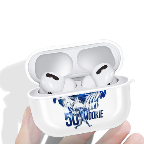  AirPods Pro Hard Case White With Keychain, Durable Flexible PC, Precise Cutouts, Anti-Fingerprint, Yellowing & Scratch Resistant, Full Protection, Washable