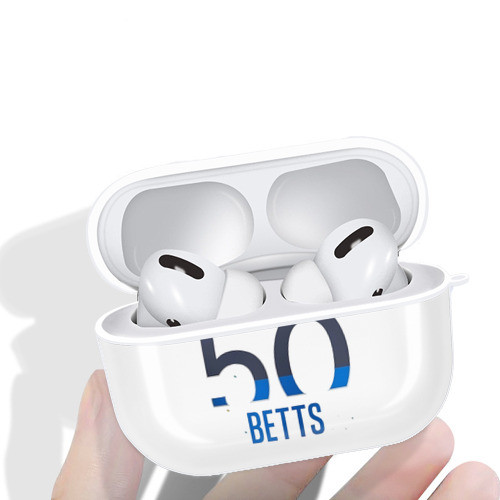  AirPods Pro Hard Case White With Keychain, Durable Flexible PC, Precise Cutouts, Anti-Fingerprint, Yellowing & Scratch Resistant, Full Protection, Washable