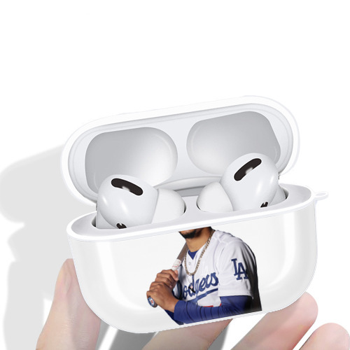  AirPods Pro Hard Case White With Keychain, Durable Flexible PC, Precise Cutouts, Anti-Fingerprint, Yellowing & Scratch Resistant, Full Protection, Washable