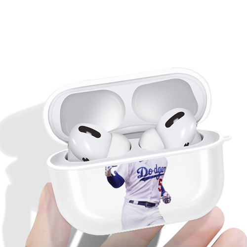  AirPods Pro Hard Case White With Keychain, Durable Flexible PC, Precise Cutouts, Anti-Fingerprint, Yellowing & Scratch Resistant, Full Protection, Washable