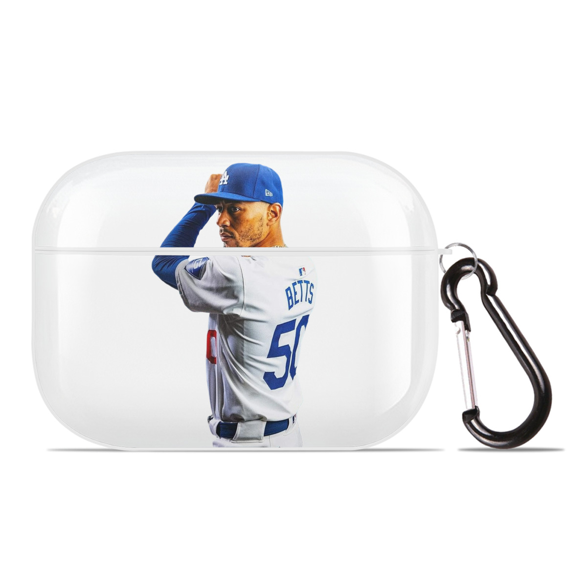  AirPods Pro Hard Case White With Keychain, Durable Flexible PC, Precise Cutouts, Anti-Fingerprint, Yellowing & Scratch Resistant, Full Protection, Washable