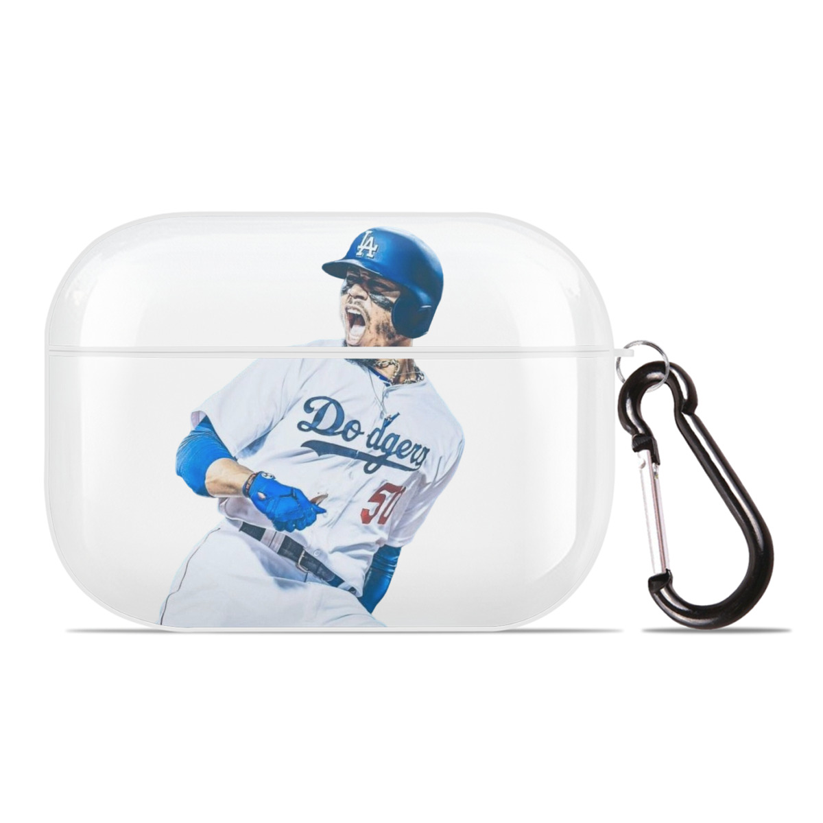  AirPods Pro Hard Case White With Keychain, Durable Flexible PC, Precise Cutouts, Anti-Fingerprint, Yellowing & Scratch Resistant, Full Protection, Washable