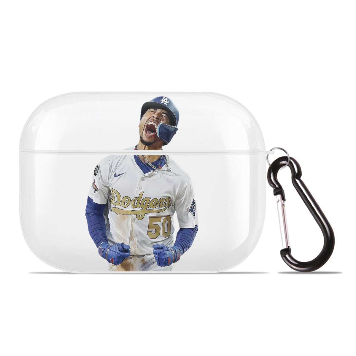  AirPods Pro Hard Case White With Keychain, Durable Flexible PC, Precise Cutouts, Anti-Fingerprint, Yellowing & Scratch Resistant, Full Protection, Washable