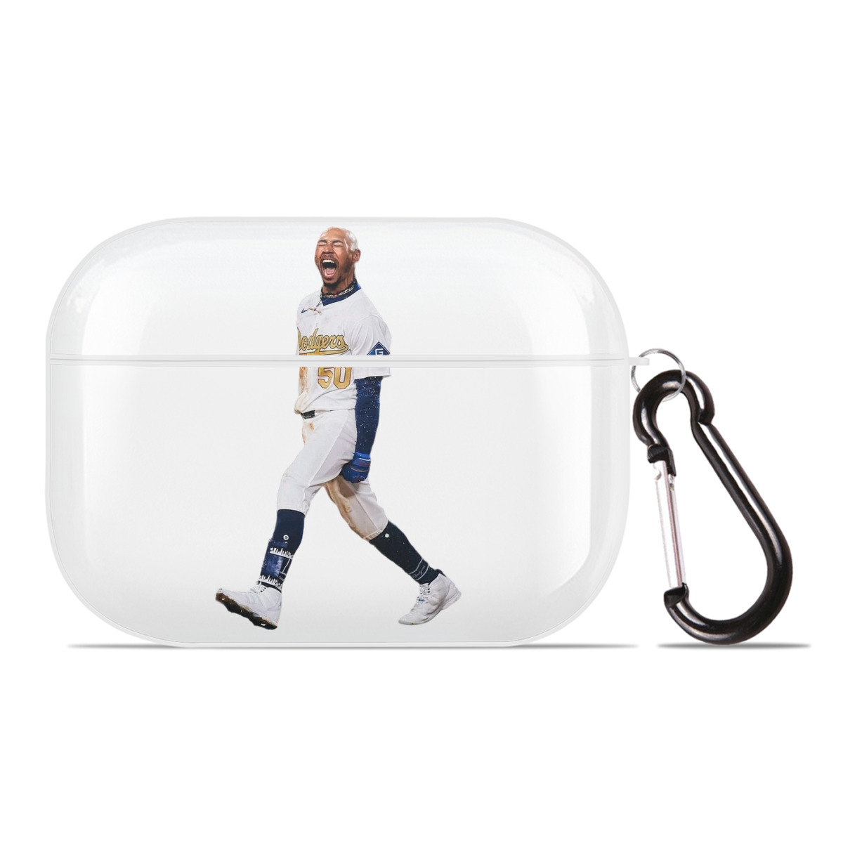  AirPods Pro Hard Case White With Keychain, Durable Flexible PC, Precise Cutouts, Anti-Fingerprint, Yellowing & Scratch Resistant, Full Protection, Washable