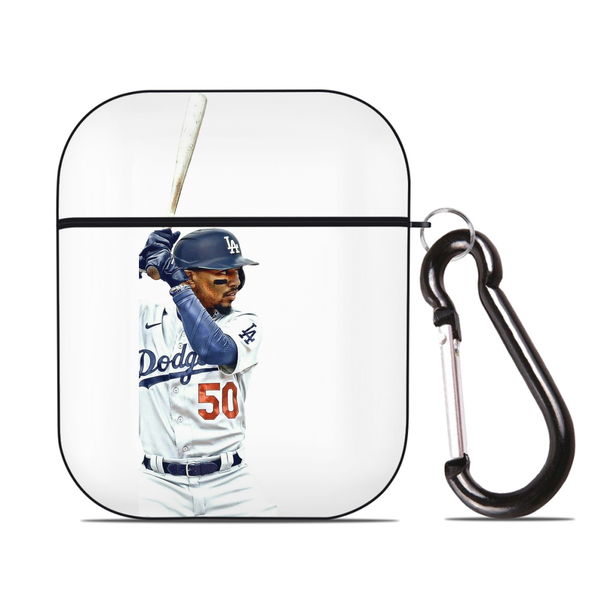  AirPods 2 Case Hard Shell Black, Flexible PC Material, Precise Cutouts, Full Protection, Anti-Fingerprint, Washable, Includes Keychain – Durable & Slim Design