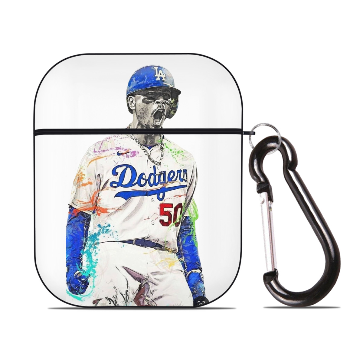  AirPods 2 Case Hard Shell Black, Flexible PC Material, Precise Cutouts, Full Protection, Anti-Fingerprint, Washable, Includes Keychain – Durable & Slim Design