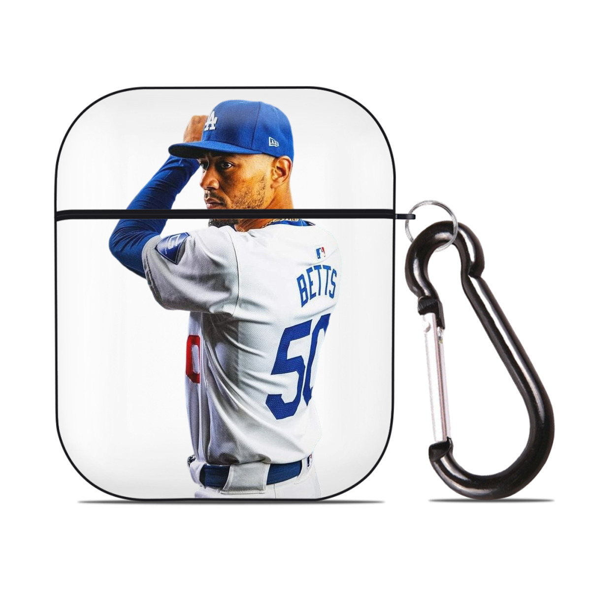  AirPods 2 Case Hard Shell Black, Flexible PC Material, Precise Cutouts, Full Protection, Anti-Fingerprint, Washable, Includes Keychain – Durable & Slim Design