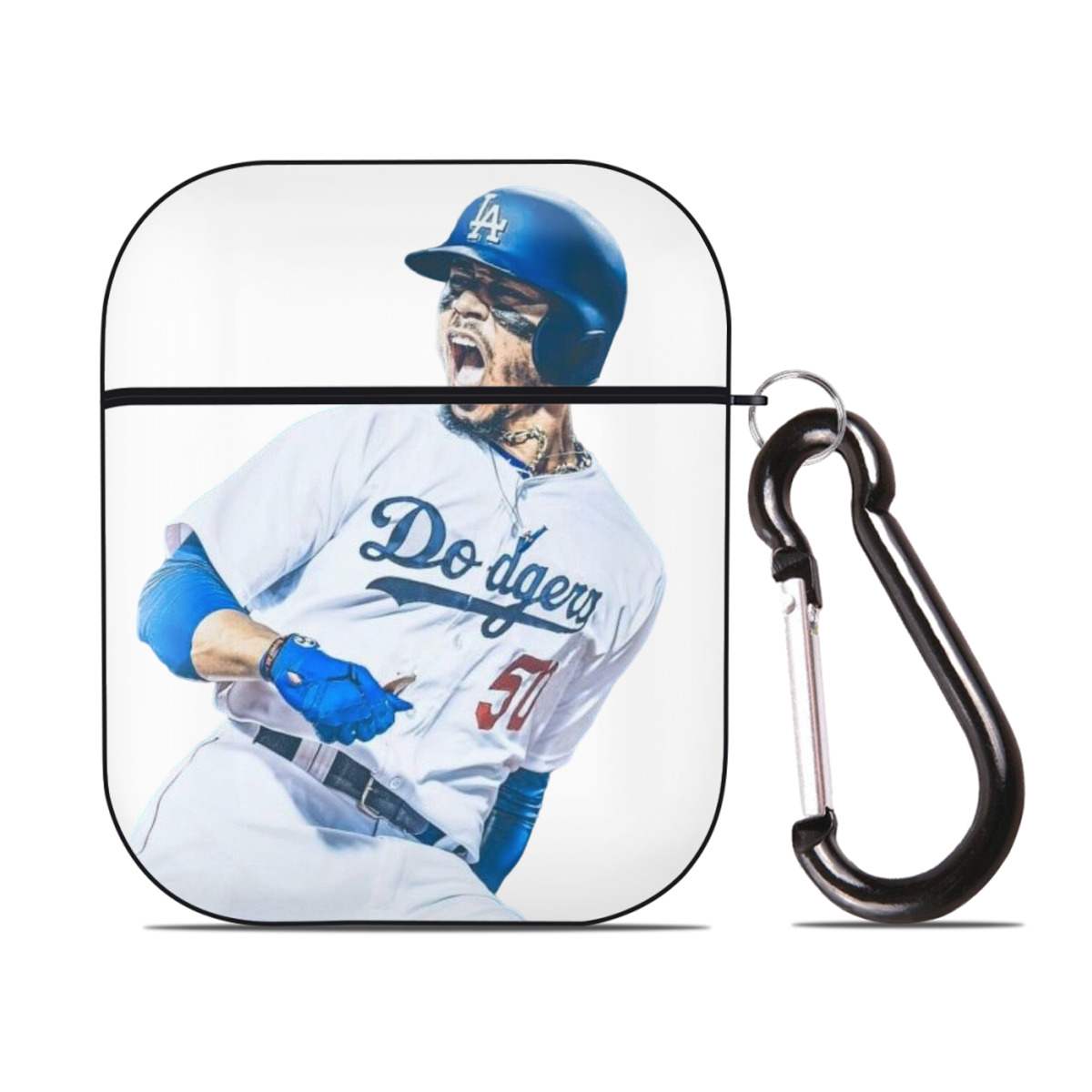  AirPods 2 Case Hard Shell Black, Flexible PC Material, Precise Cutouts, Full Protection, Anti-Fingerprint, Washable, Includes Keychain – Durable & Slim Design