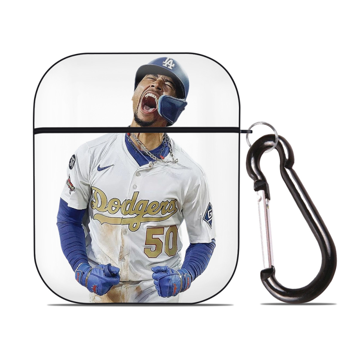  AirPods 2 Case Hard Shell Black, Flexible PC Material, Precise Cutouts, Full Protection, Anti-Fingerprint, Washable, Includes Keychain – Durable & Slim Design