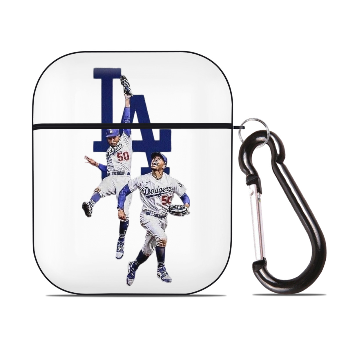  AirPods 2 Case Hard Shell Black, Flexible PC Material, Precise Cutouts, Full Protection, Anti-Fingerprint, Washable, Includes Keychain – Durable & Slim Design