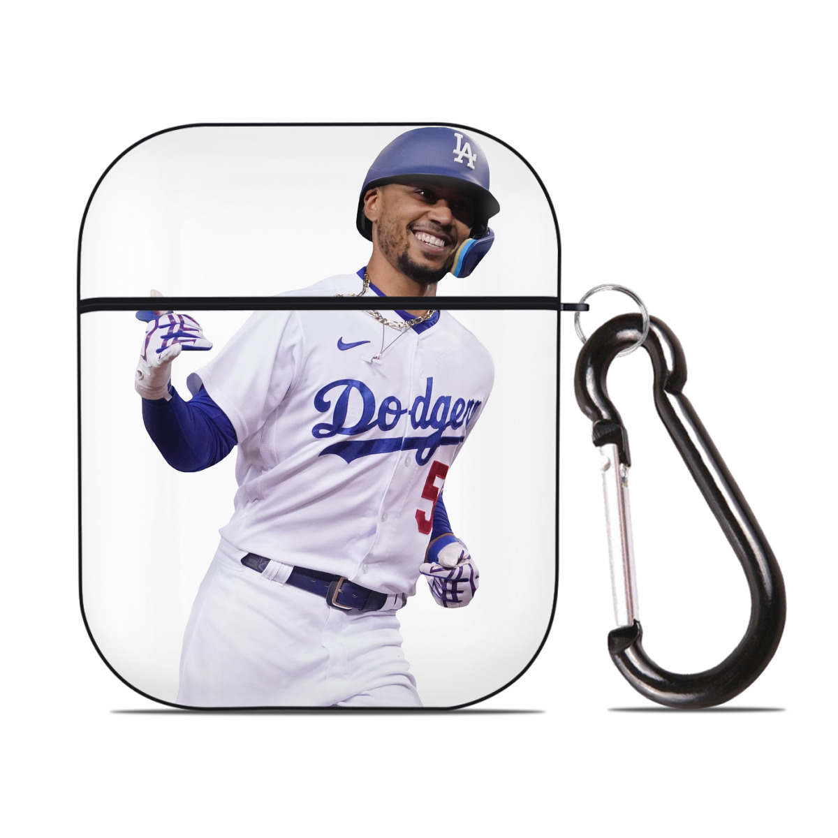  AirPods 2 Case Hard Shell Black, Flexible PC Material, Precise Cutouts, Full Protection, Anti-Fingerprint, Washable, Includes Keychain – Durable & Slim Design