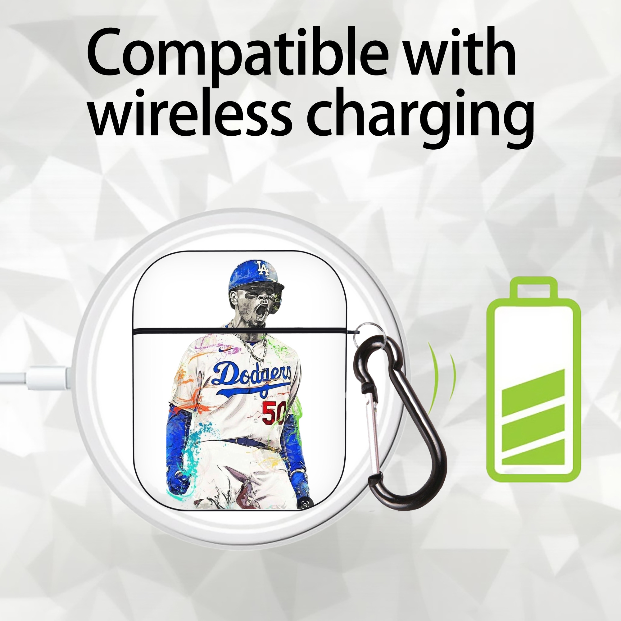  AirPods 2 Case Hard Shell Black, Flexible PC Material, Precise Cutouts, Full Protection, Anti-Fingerprint, Washable, Includes Keychain – Durable & Slim Design