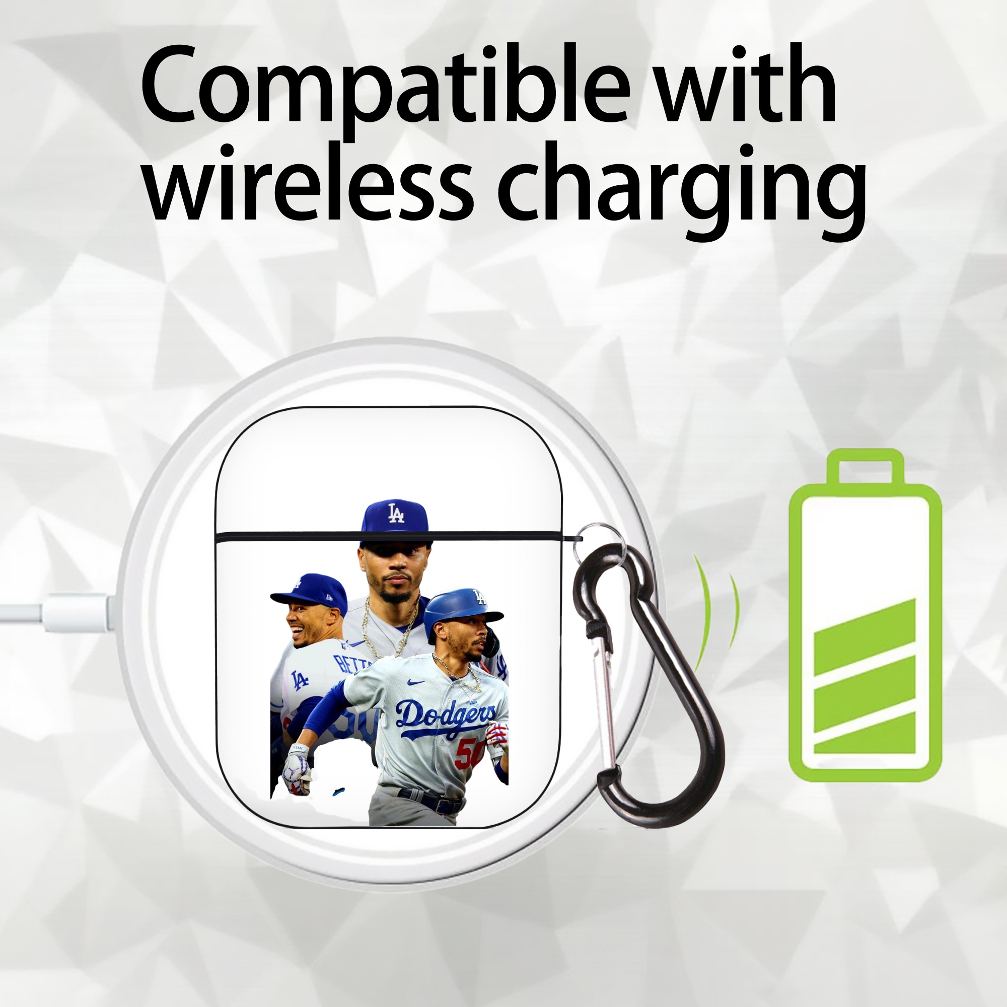  AirPods 2 Case Hard Shell Black, Flexible PC Material, Precise Cutouts, Full Protection, Anti-Fingerprint, Washable, Includes Keychain – Durable & Slim Design