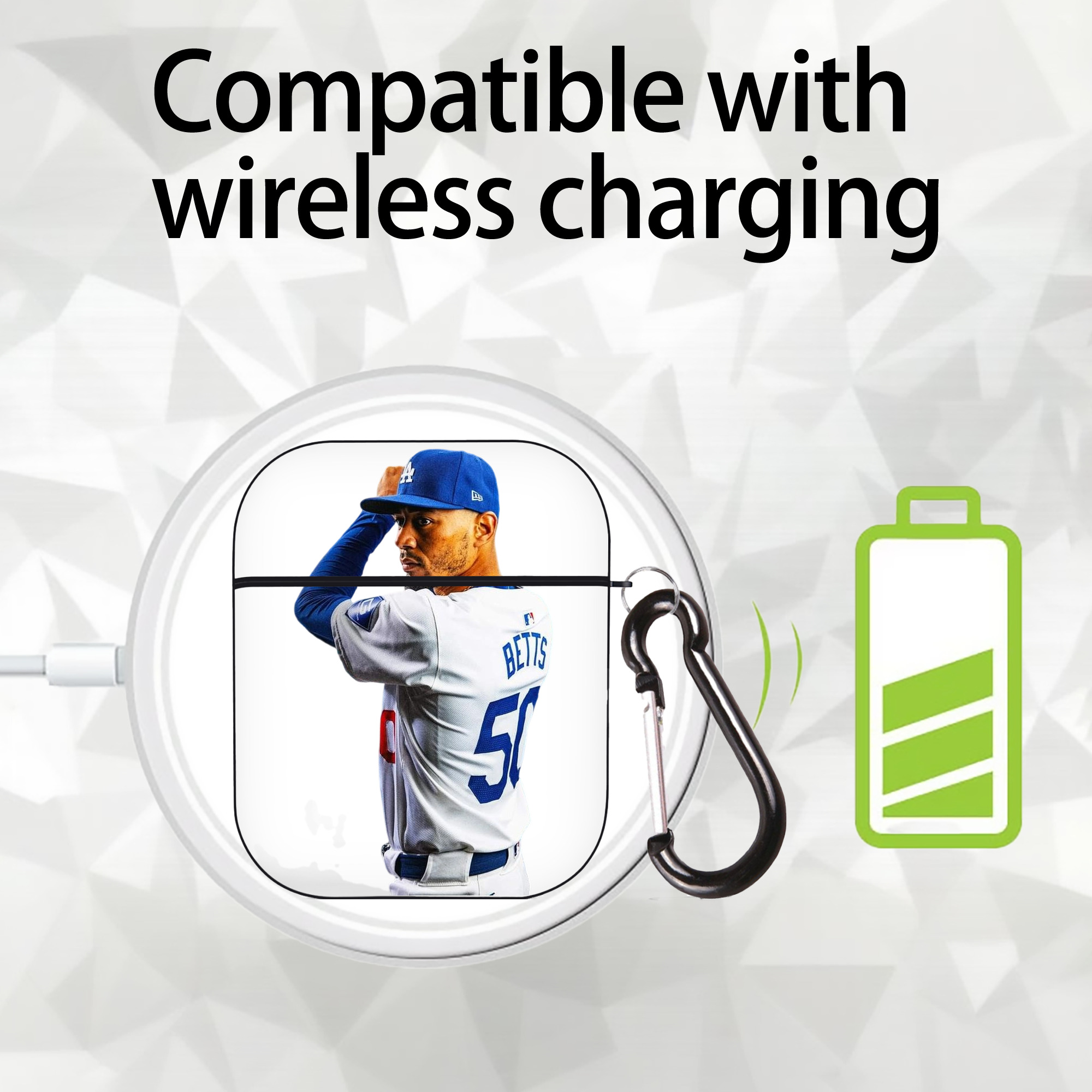  AirPods 2 Case Hard Shell Black, Flexible PC Material, Precise Cutouts, Full Protection, Anti-Fingerprint, Washable, Includes Keychain – Durable & Slim Design