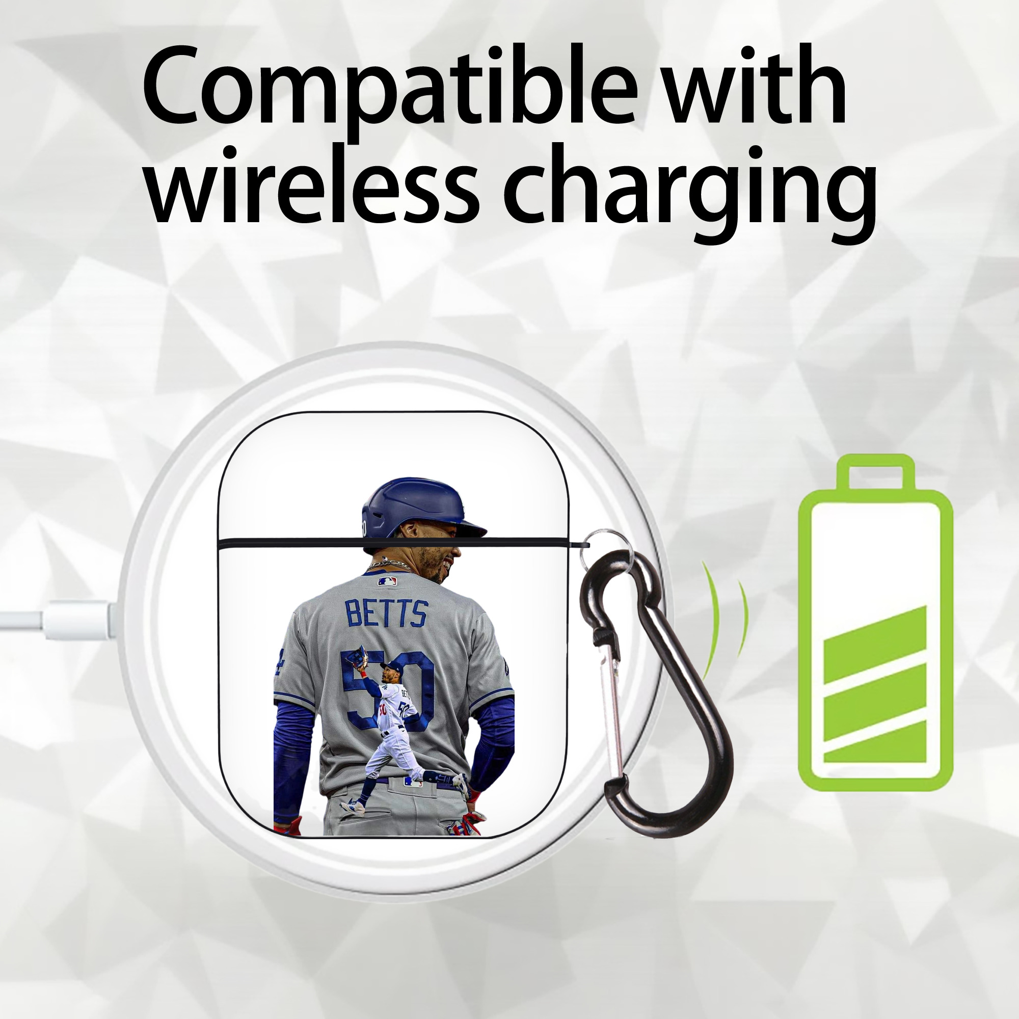  AirPods 2 Case Hard Shell Black, Flexible PC Material, Precise Cutouts, Full Protection, Anti-Fingerprint, Washable, Includes Keychain – Durable & Slim Design