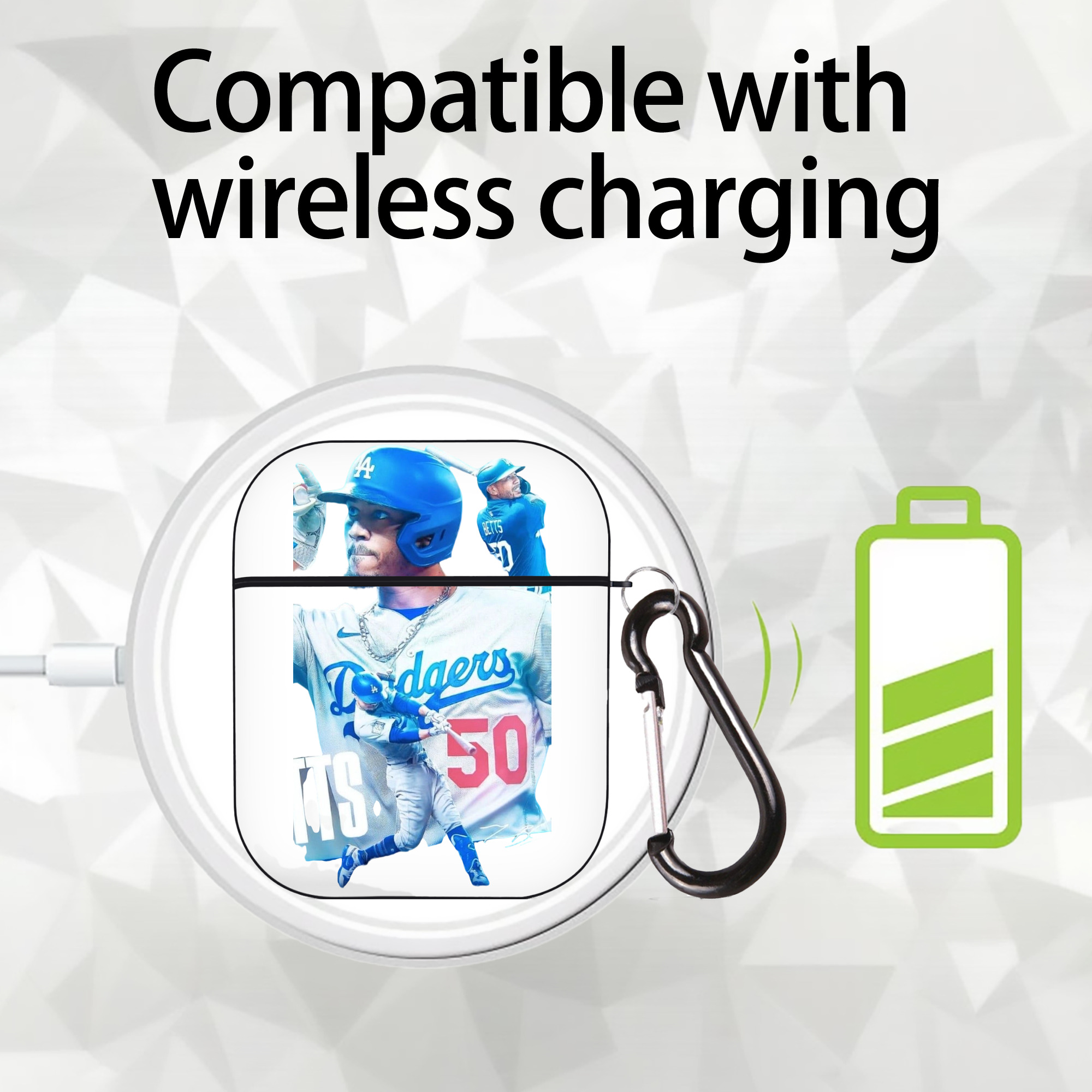  AirPods 2 Case Hard Shell Black, Flexible PC Material, Precise Cutouts, Full Protection, Anti-Fingerprint, Washable, Includes Keychain – Durable & Slim Design