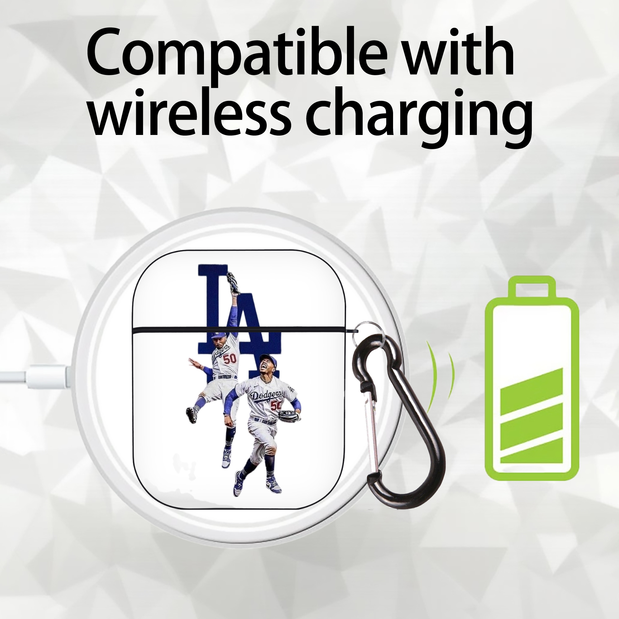  AirPods 2 Case Hard Shell Black, Flexible PC Material, Precise Cutouts, Full Protection, Anti-Fingerprint, Washable, Includes Keychain – Durable & Slim Design