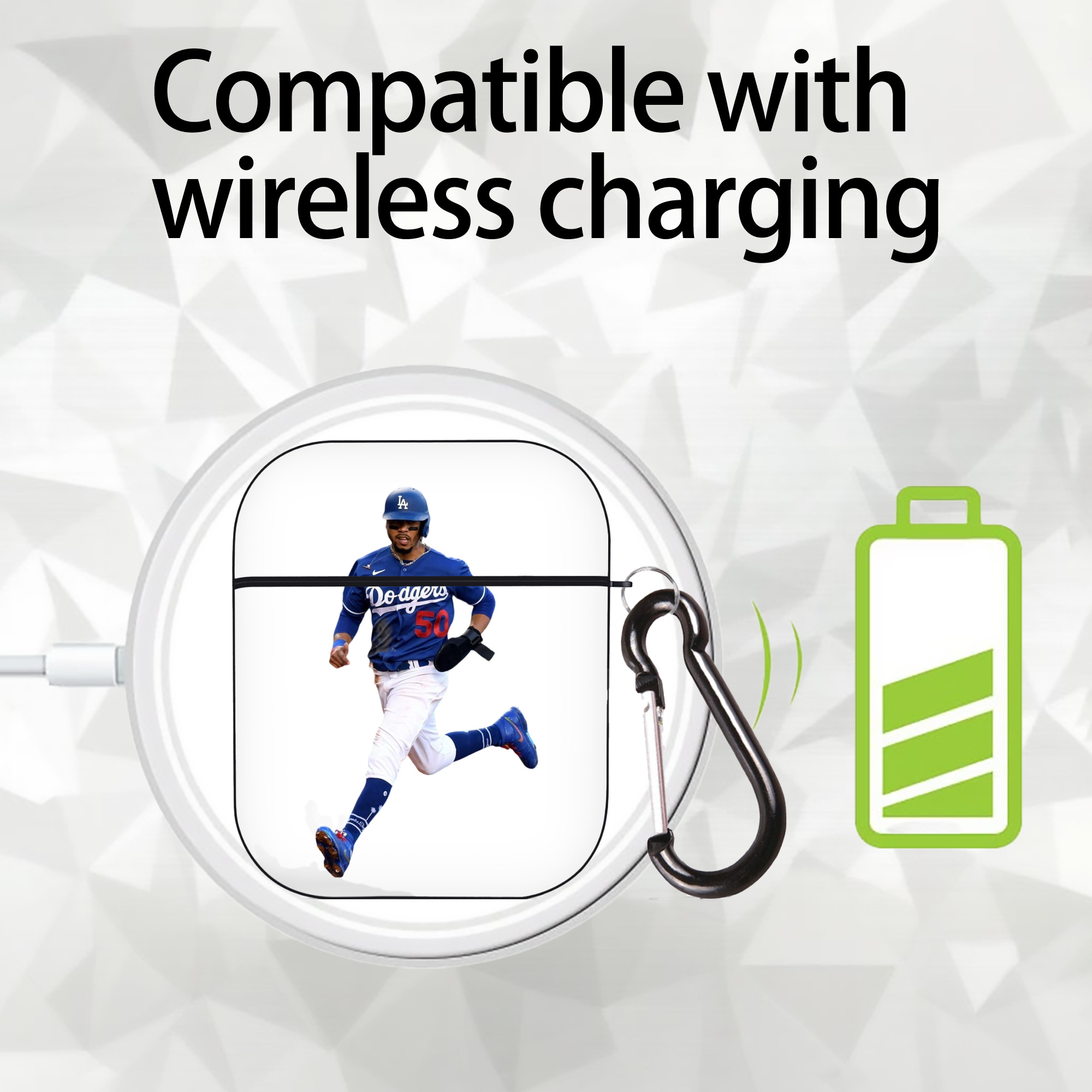  AirPods 2 Case Hard Shell Black, Flexible PC Material, Precise Cutouts, Full Protection, Anti-Fingerprint, Washable, Includes Keychain – Durable & Slim Design