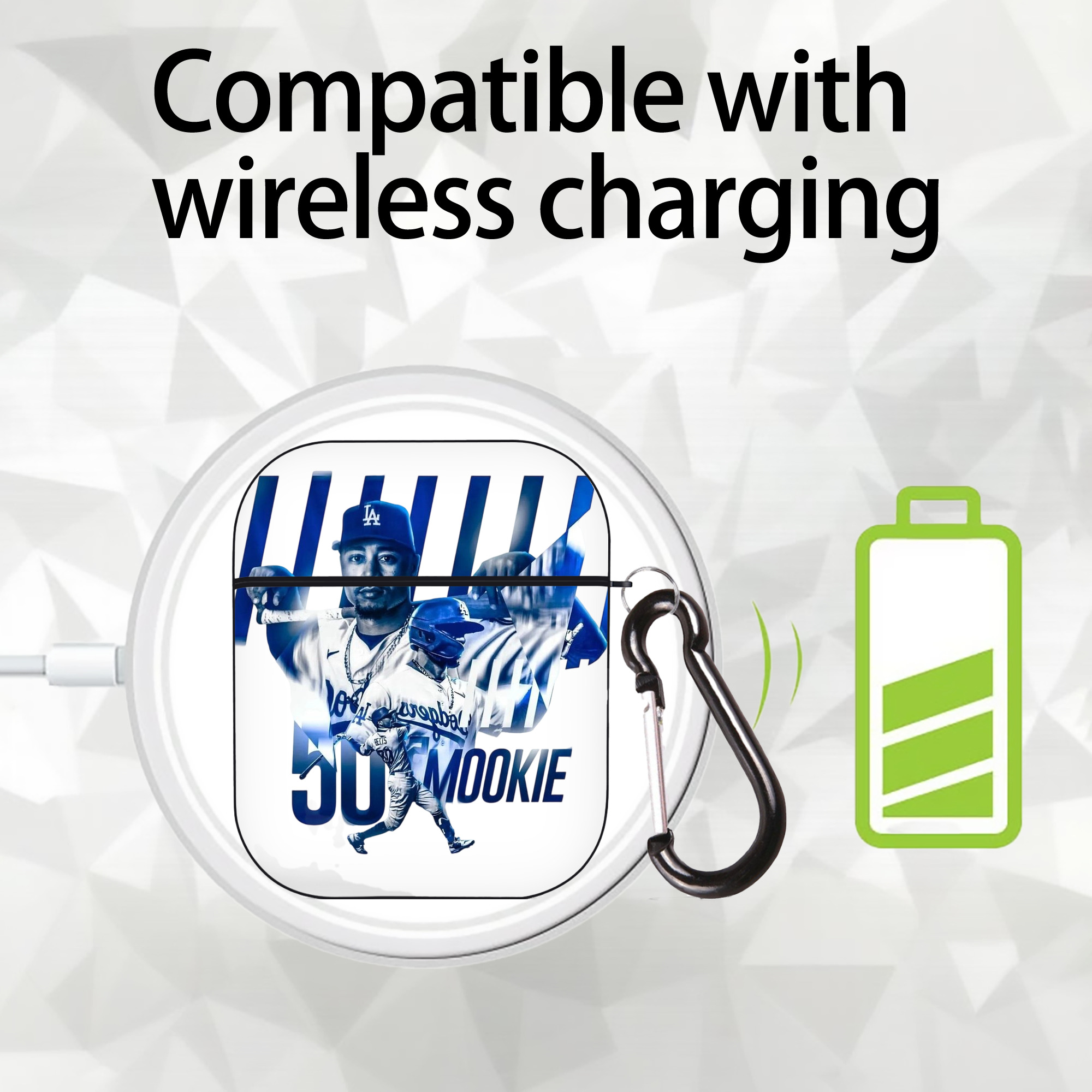  AirPods 2 Case Hard Shell Black, Flexible PC Material, Precise Cutouts, Full Protection, Anti-Fingerprint, Washable, Includes Keychain – Durable & Slim Design