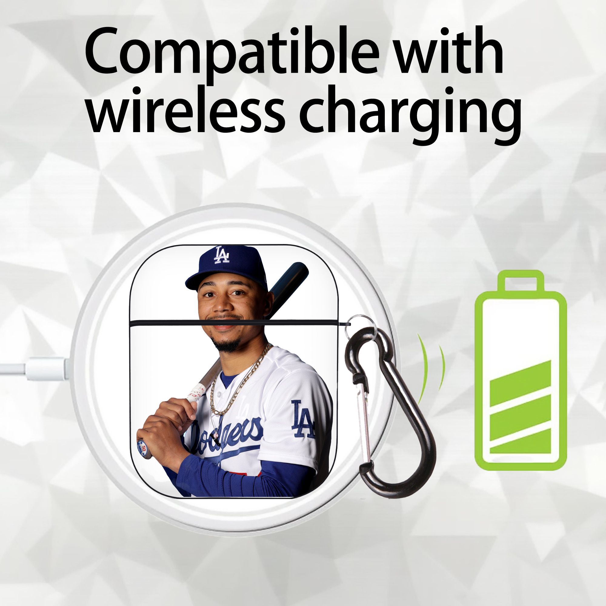  AirPods 2 Case Hard Shell Black, Flexible PC Material, Precise Cutouts, Full Protection, Anti-Fingerprint, Washable, Includes Keychain – Durable & Slim Design