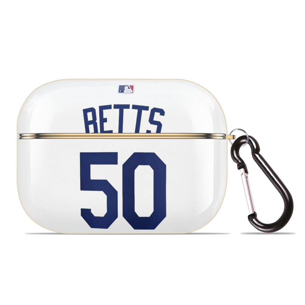  Luxury Gold AirPods Pro Case With Keychain, Flexible PC Material, Full Protection, Precise Cutouts, Anti-Fingerprint, Washable, Durable Design