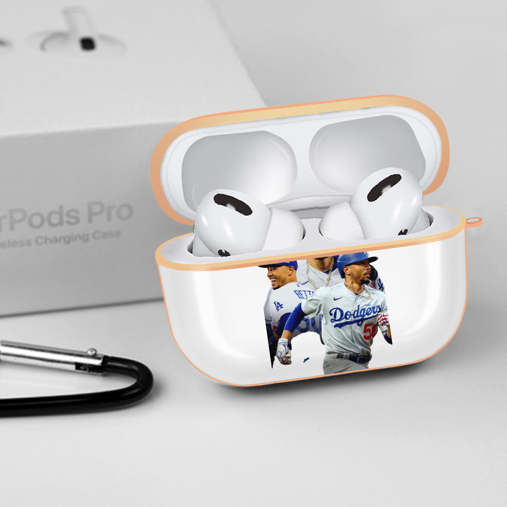  AirPods Pro Protective Case Rose Gold, Flexible PC Material, Precise Fit, Anti-Slip Cover, Full Protection, Fingerprint Resistant, Washable With Keychain