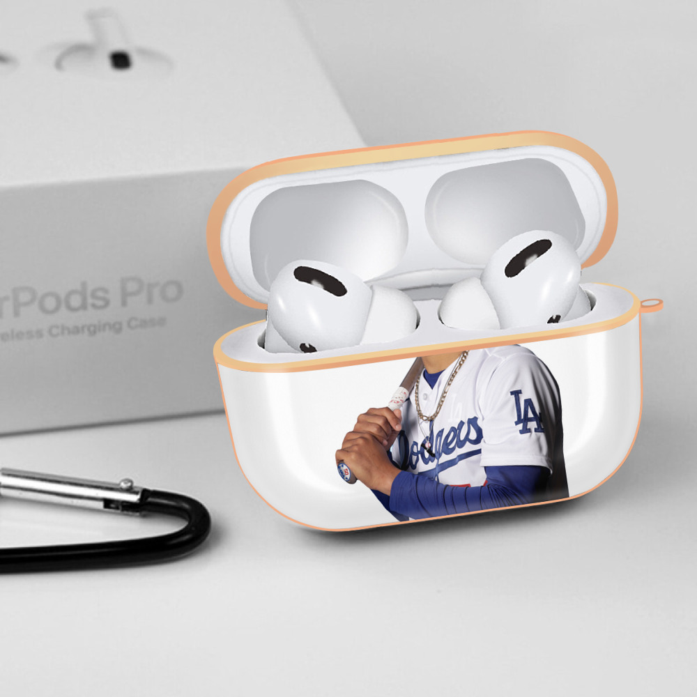  AirPods Pro Protective Case Rose Gold, Flexible PC Material, Precise Fit, Anti-Slip Cover, Full Protection, Fingerprint Resistant, Washable With Keychain