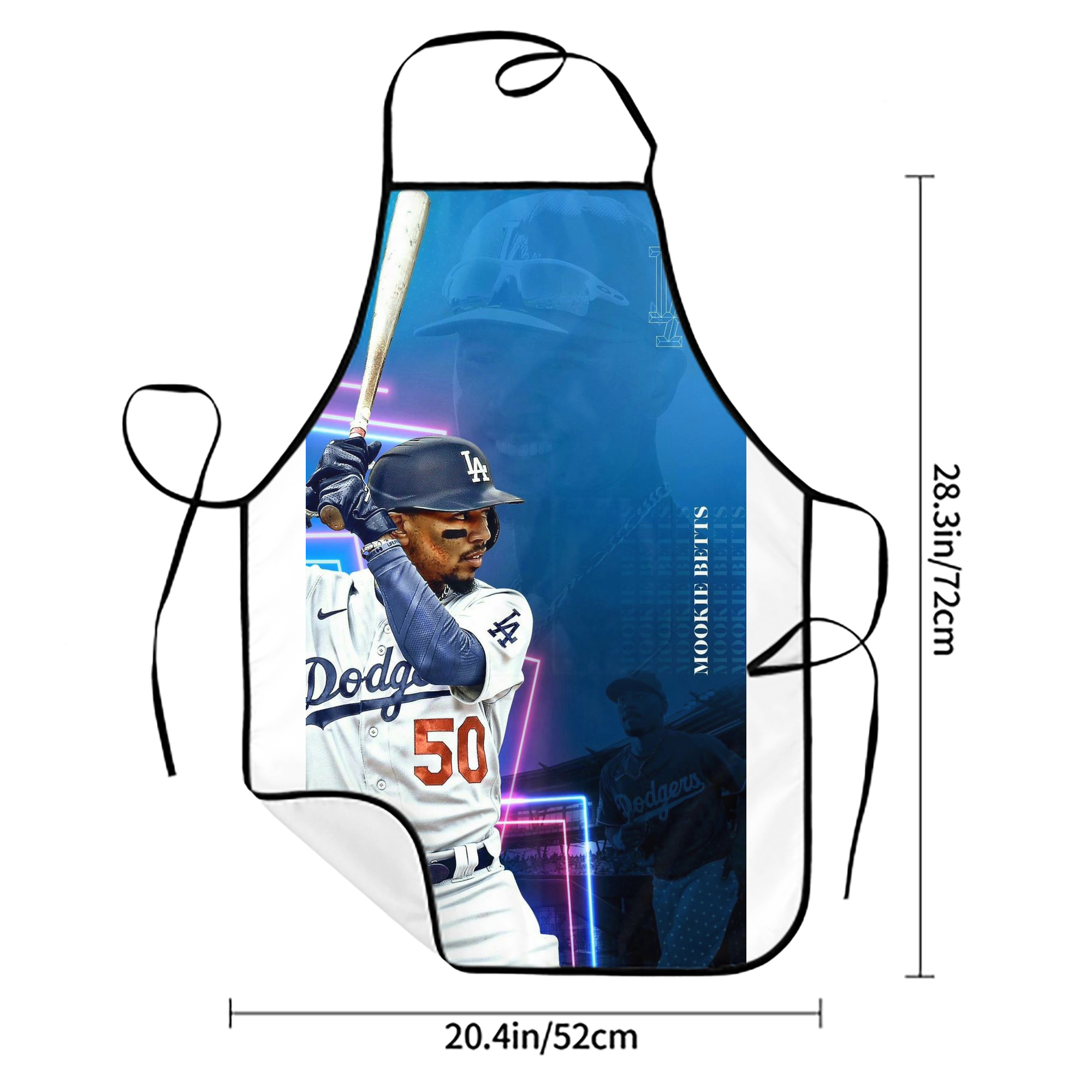  Stain-Resistant Polyester Apron With Pocket – Full Print, Waterproof, Anti-Wrinkle, Anti-Pilling – Ideal For Kitchen, BBQ, Restaurant, Salon & More